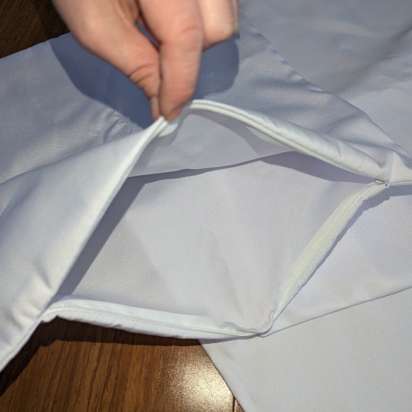 3 white pillow covers. Brand new. 16x16 inches. - Picture 2 of 2